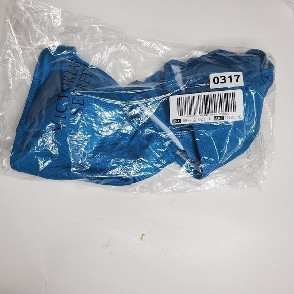 VICTORIA'S SECRET SWIM Shine Strap Plunge One-Piece Swimsuit Size L - Picture 8 of 8